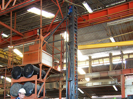 sand vertical elevator